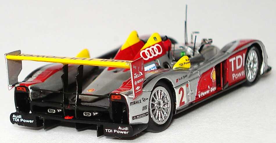 Foto 1:87 Audi R10 TDI 24h von Le Mans 2008 Nr.2, Capello / Kristensen / McNish (Sieger) Spark 87LM08