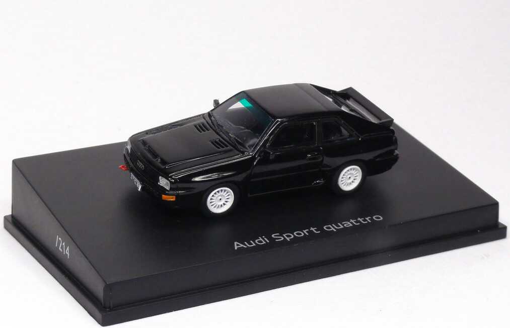Foto 1:87 Audi Sport quattro schwarz, 1 of 214 Werbemodell Spark 93440