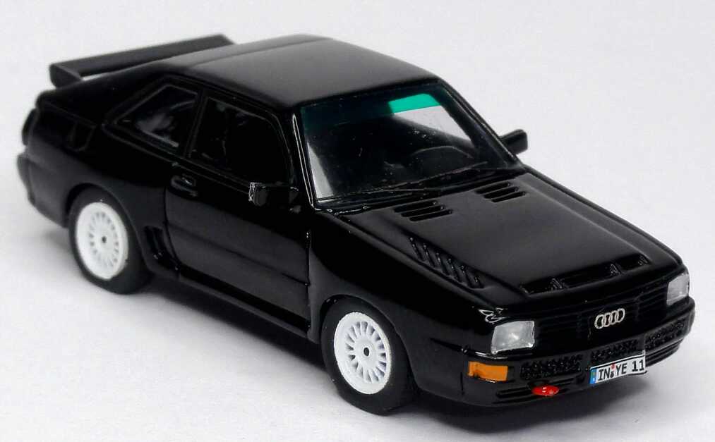 Foto 1:87 Audi Sport quattro schwarz, 1 of 214 Werbemodell Spark 93440