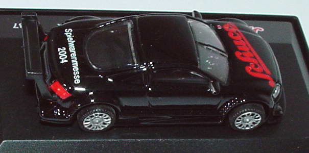 Foto 1:87 Audi TT-R DTM schwarz Schuco Spielwarenmesse 2004 (Messemodell Spielwarenmesse Nürnberg 2004) Schuco