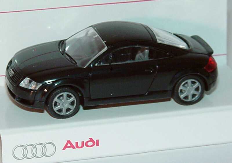 Foto 1:87 Audi TT Coupé (8N) mit Heckspoiler ebonyschwarz Werbemodell Rietze 5019800412