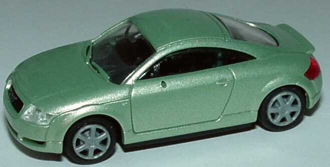 Foto 1:87 Audi TT Coupé (8N) mit Heckspoiler hellgrün-met. Rietze 20944