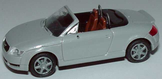 Foto 1:87 Audi TT Roadster (8N) mit Heckspoiler silbergrau Rietze 10950