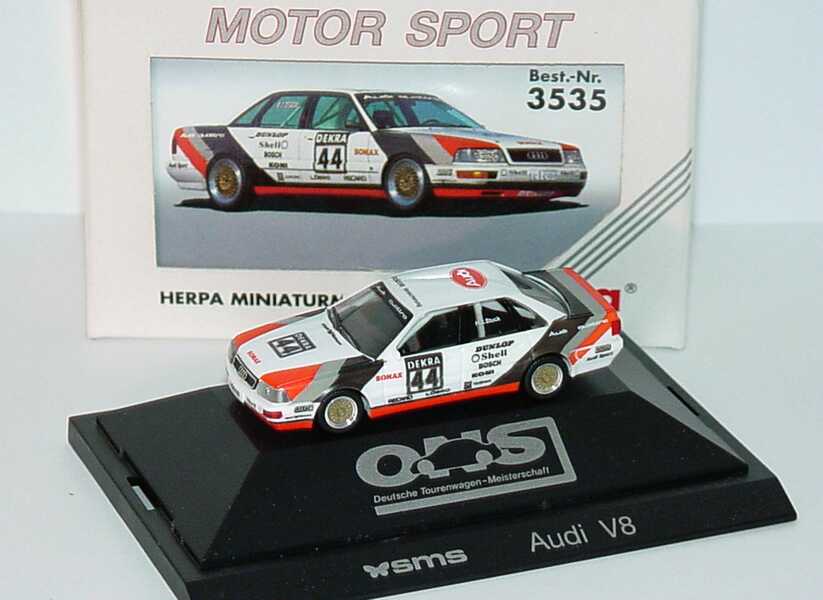 Foto 1:87 Audi V8 DTM 1990 SMS Nr.44, H.J. Stuck herpa 3535