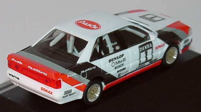 Foto 1:87 Audi V8 Evolution DTM 1991 SMS Nr.1, H.J. Stuck herpa 3536