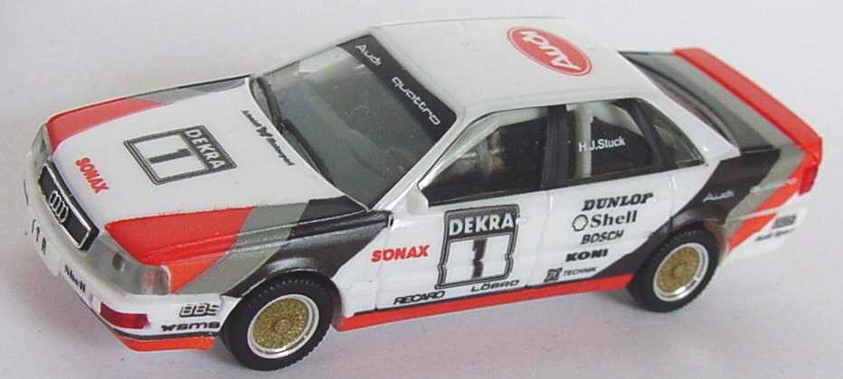 Foto 1:87 Audi V8 Evolution DTM 1991 SMS Nr.1, H.J. Stuck (ohne PC-Box) herpa 3536