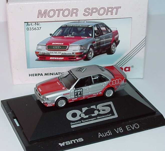 Foto 1:87 Audi V8 Evolution DTM 1992 SMS Nr.44, H.J. Stuck herpa 035637
