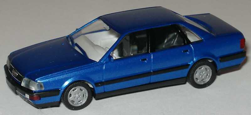 Foto 1:87 Audi V8 blau-met. herpa 030922