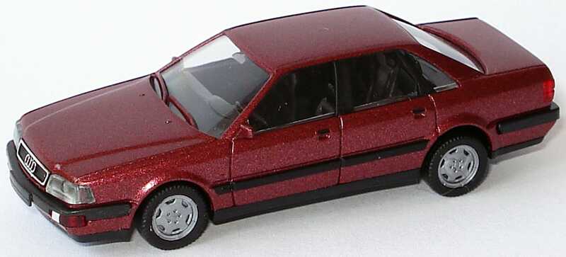 Foto 1:87 Audi V8 weinrot-met. herpa 030922