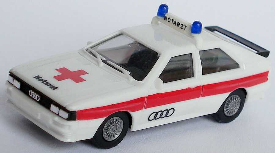Foto 1:87 Audi quattro Notarzt weiß herpa 4059