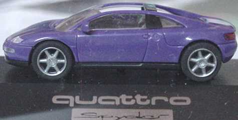 Foto 1:87 Audi quattro Spyder dunkellila Rietze 80005