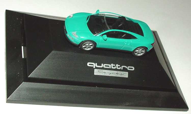 Foto 1:87 Audi quattro Spyder türkis Rietze 80002