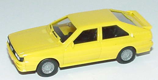 Foto 1:87 Audi quattro gelb (gelber Spoiler) herpa 2070