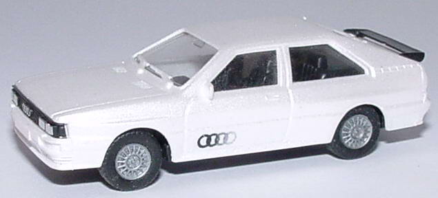 Foto 1:87 Audi quattro perlmutt-met. mit Audi-Ringen herpa 3070