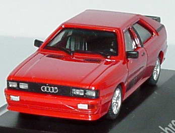 Foto 1:87 Audi quattro tornadorot 25 Jahre quattro Werbemodell herpa 00677
