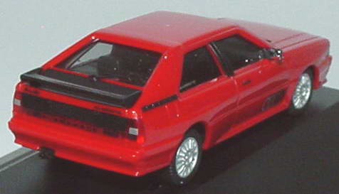 Foto 1:87 Audi quattro tornadorot 25 Jahre quattro Werbemodell herpa 00677
