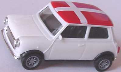 Foto 1:87 Austin Mini Cooper Dänemark herpa 021326