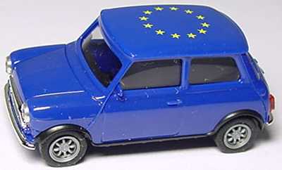 Foto 1:87 Austin Mini Cooper Europa herpa