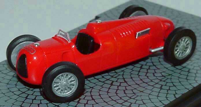 Foto 1:87 Auto-Union Typ C (1936) rot Modell Fan Spielwarenmesse 2001 Busch