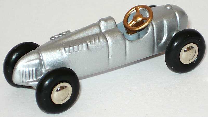 Foto 1:87 Auto-Union Typ C (1936) silber-met. (Fehldruck, ohne Startnr.) Schuco Piccolo 1361