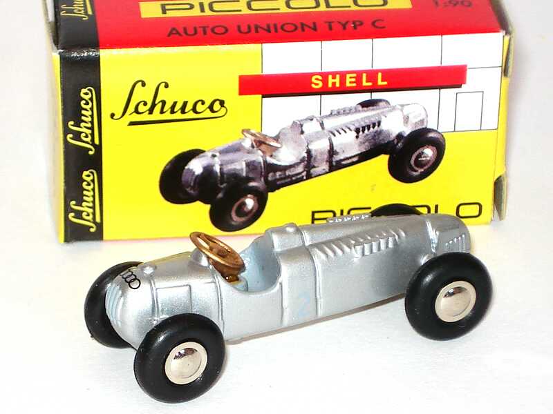 Foto 1:87 Auto-Union Typ C (1936) silber-met. Nr.2 Schuco Piccolo 1361