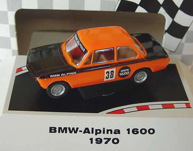 Foto 1:87 BMW 1600 Alpina orange/schwarz Nr.38 (1970) Brekina 24003