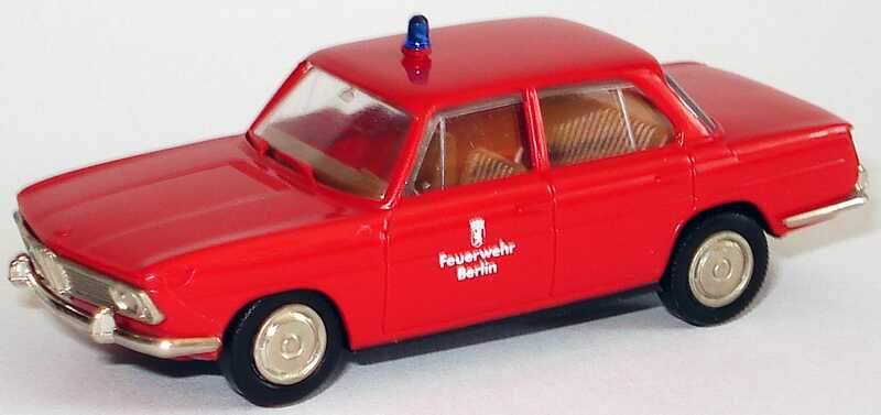 Foto 1:87 BMW 1800 Feuerwehr Berlin Brekina