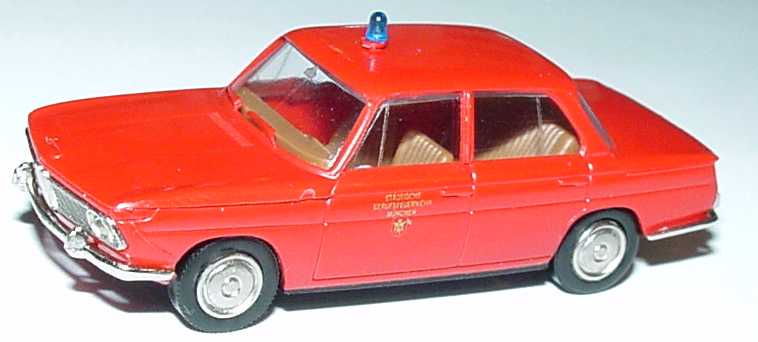 Foto 1:87 BMW 1800 Feuerwehr München Brekina 2290