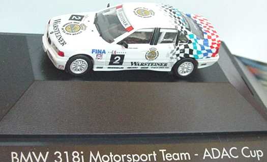 Foto 1:87 BMW 318i (E36) ADAC-Cup BMW, Warsteiner Nr.2, Cecotto herpa 182850