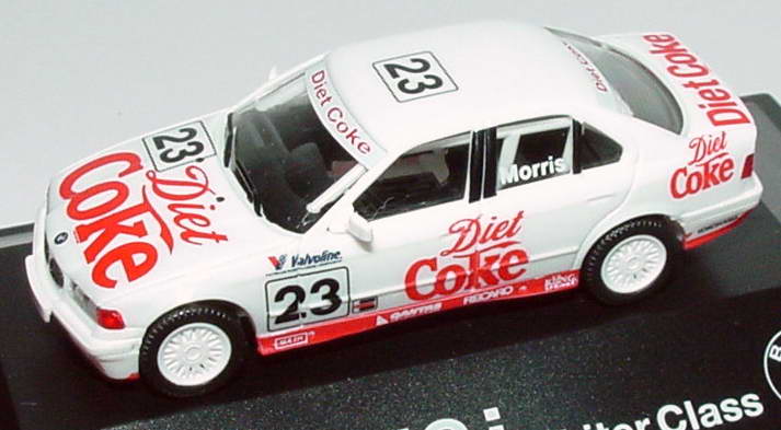 Foto 1:87 BMW 318i (E36) MSTCC Australien Diet Coke Nr. 23, Paul Morris Werbemodell herpa 80419420605