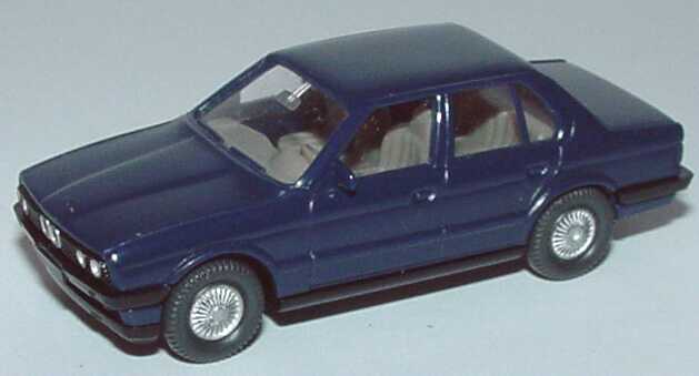 Foto 1:87 BMW 320i 4türig (E30) dunkelblau Wiking
