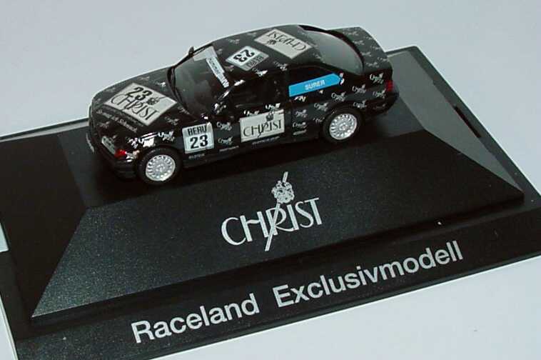Foto 1:87 BMW 320i Coupé (E36) DTT 1992 Hammer, Christ Nr.23, Surer (Raceland-Exclusivmodell) herpa