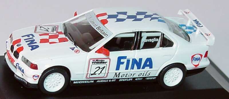 Foto 1:87 BMW 320i (E36) BTCC 1996 Schnitzer, Fina Nr.21, Roberto Ravaglia Werbemodell herpa 80419421435