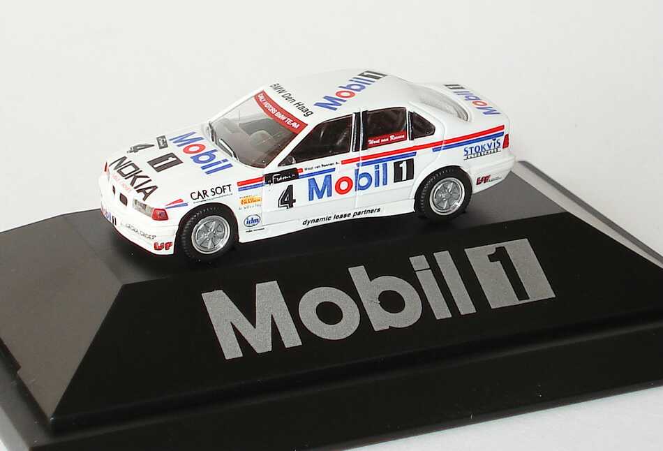 Foto 1:87 BMW 320i (E36) DSC Carly Motors, Mobil 1 Nr.4, Wout van Reenen (de Kleine) herpa