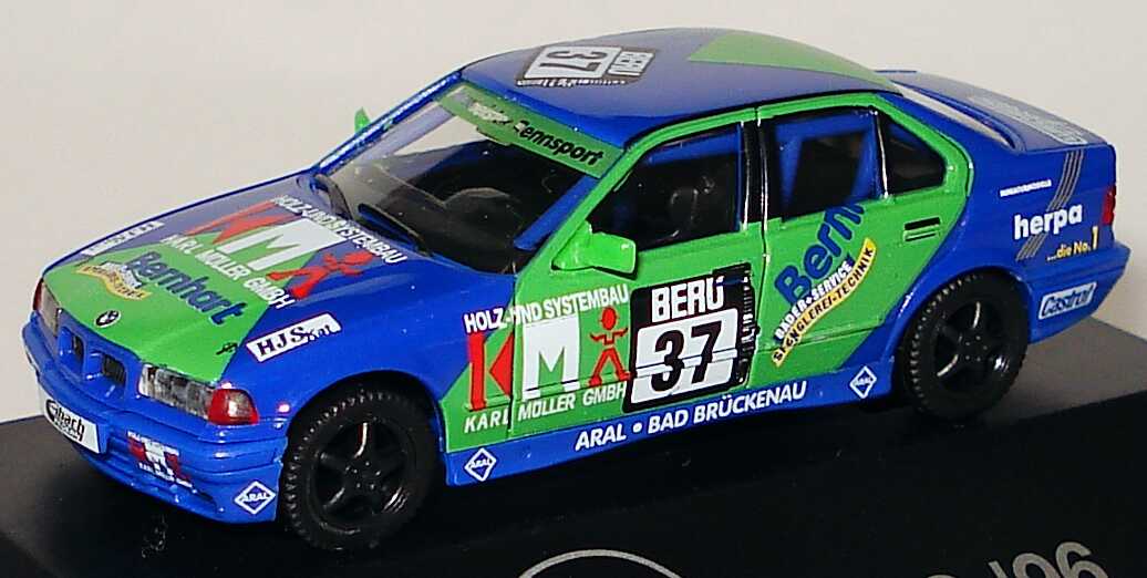 Foto 1:87 BMW 320i (E36) DTC ´96 Neumeister, Karl Müller Nr.37, Rüdiger Julius herpa 036788