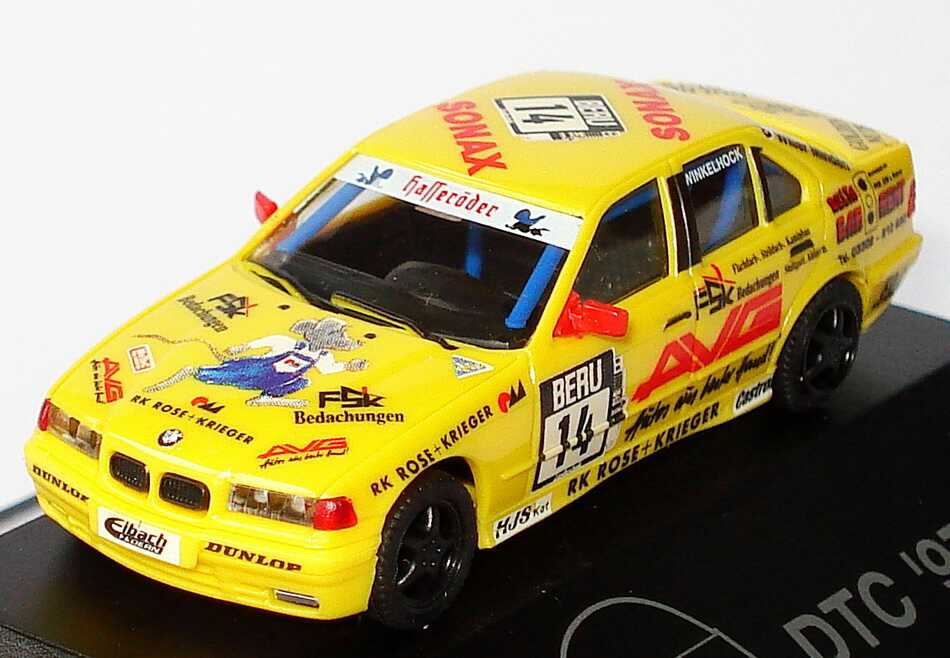 Foto 1:87 BMW 320i (E36) DTC ´97 Willer, AVG Nr.14, Th. Winkelhock herpa 037334