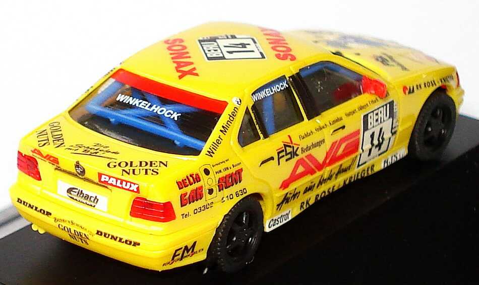 Foto 1:87 BMW 320i (E36) DTC ´97 Willer, AVG Nr.14, Th. Winkelhock herpa 037334