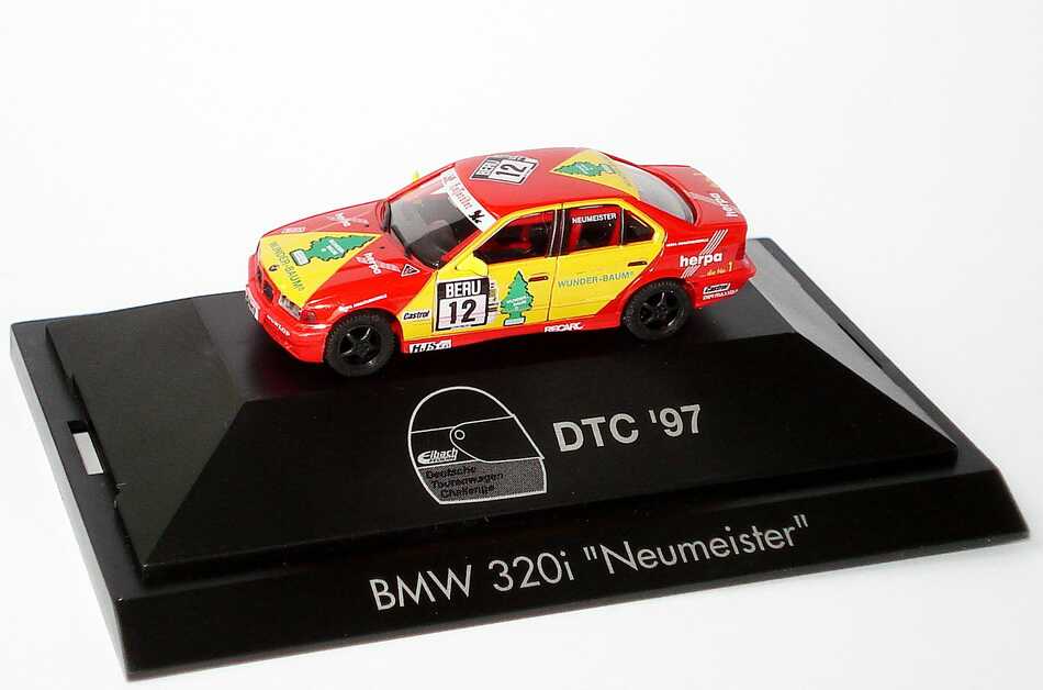Foto 1:87 BMW 3er 320i E36 DTC 1997 Wunder-Baum Herpa Nr.12 Michael Neumeister - herpa 037327