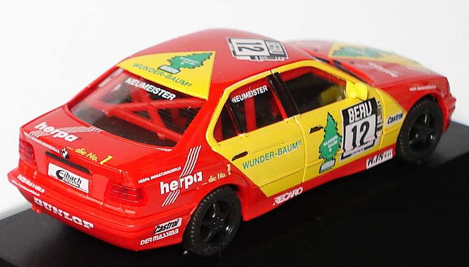 Foto 1:87 BMW 3er 320i E36 DTC 1997 Wunder-Baum Herpa Nr.12 Michael Neumeister - herpa 037327