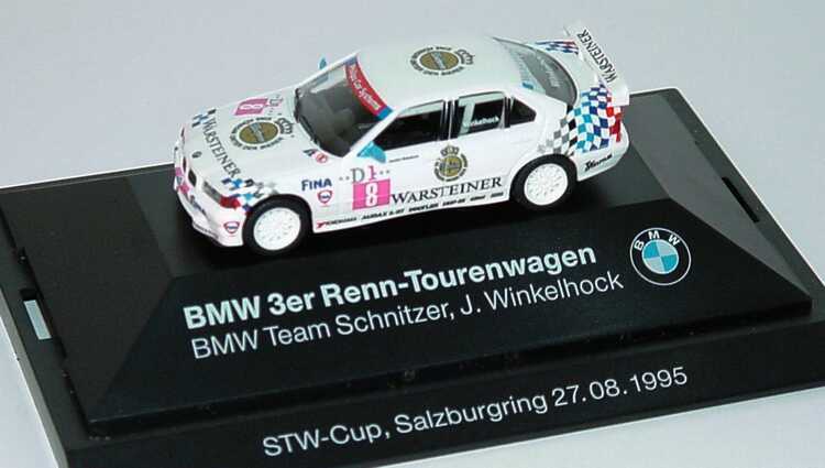 Foto 1:87 BMW 320i (E36) STW 1995 Schnitzer Nr.8, Joachim Winkelhock Werbemodell STW-Cup, Salzburgring 27.08.1995 herpa