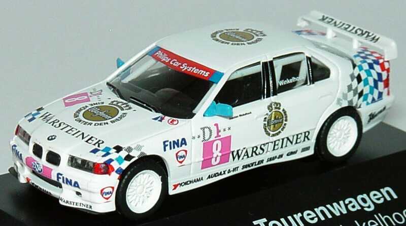 Foto 1:87 BMW 320i (E36) STW 1995 Schnitzer Nr.8, Joachim Winkelhock Werbemodell STW-Cup, Salzburgring 27.08.1995 herpa