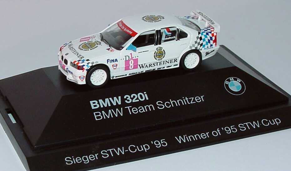Foto 1:87 BMW 320i (E36) STW 1995 Schnitzer Nr.8, Joachim Winkelhock Werbemodell Sieger STW-Cup ´95 herpa 80419421161