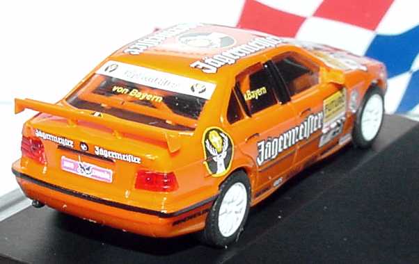 Foto 1:87 BMW 320i (E36) STW 1998 Isert, Jägermeister Nr.25, Prinz Leopold v. Bayern Werbemodell herpa 80419422509