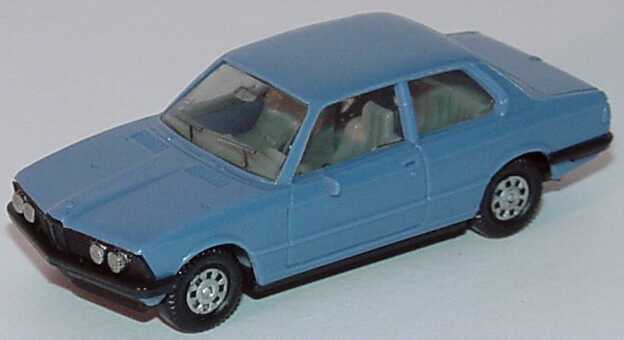 Foto 1:87 BMW 3er 323i (E21) blaugrau, silberne Scheinwerfer herpa 2006