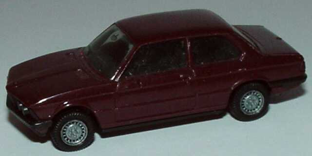 Foto 1:87 BMW 3er 323i (E21) dunkelweinrot herpa 2006