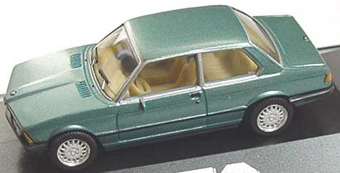 Foto 1:87 BMW 3er 323i (E21) silbergrün-met. - Serie 70 herpa 100656