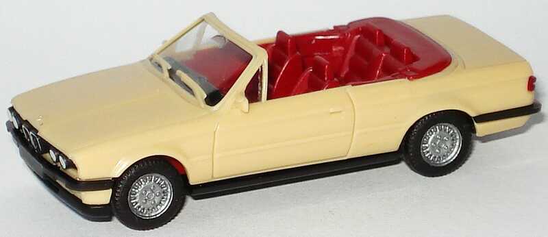 Foto 1:87 BMW 325i Cabrio (E30) beige herpa 2059