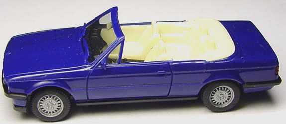 Foto 1:87 BMW 325i Cabrio (E30) dunkelblau herpa 2059