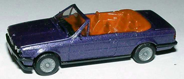 Foto 1:87 BMW 325i Cabrio (E30) dunkelviolett-met. herpa 3059