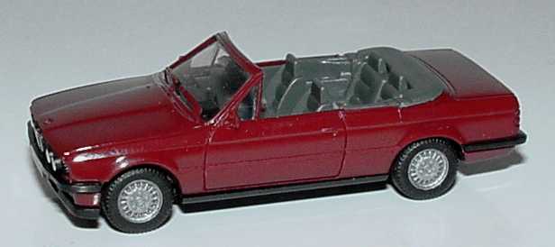 Foto 1:87 BMW 325i Cabrio (E30) dunkelweinrot herpa 2059